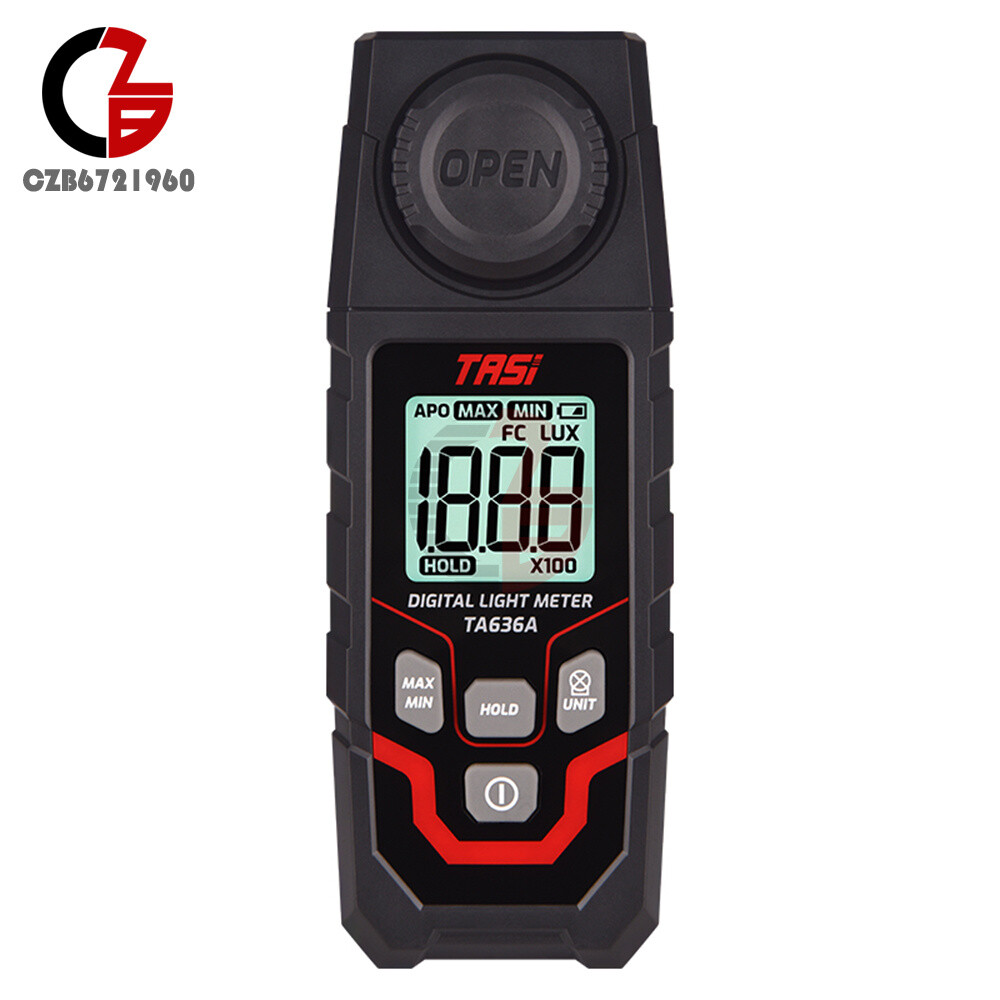 TA636A Digital Light Meter Illuminance Lux Meter Illuminometer Handheld Ambient