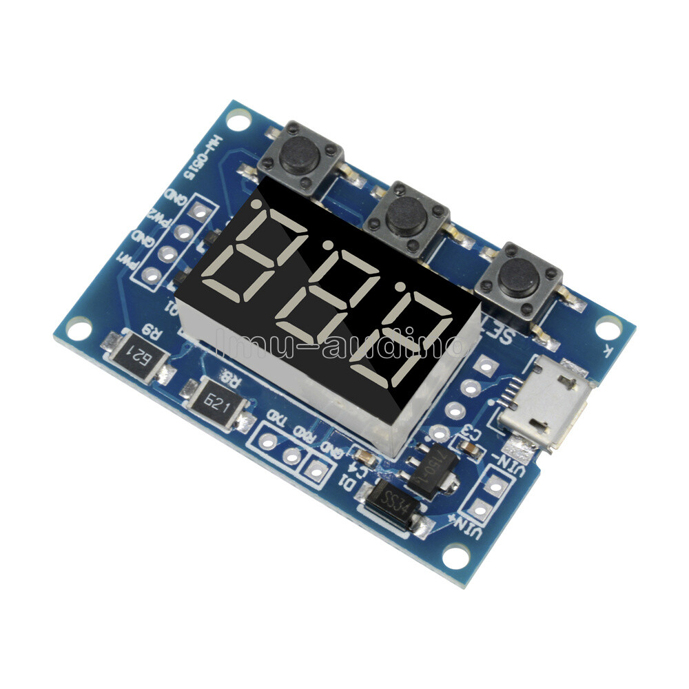 2 Channel Independent PWM Pulse Frequency Generator Duty Cycle Adjustable Module
