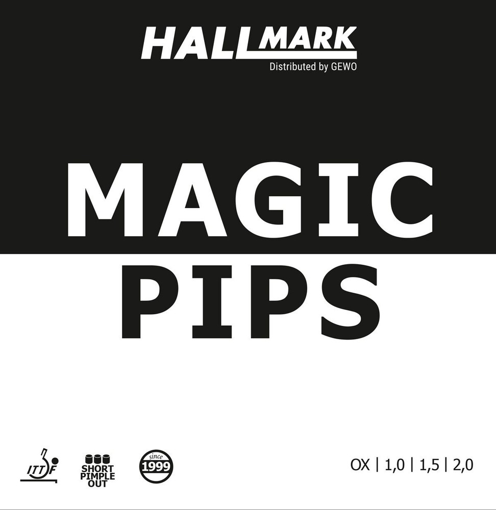 Hallmark Short pips-out Magic Pips rubber