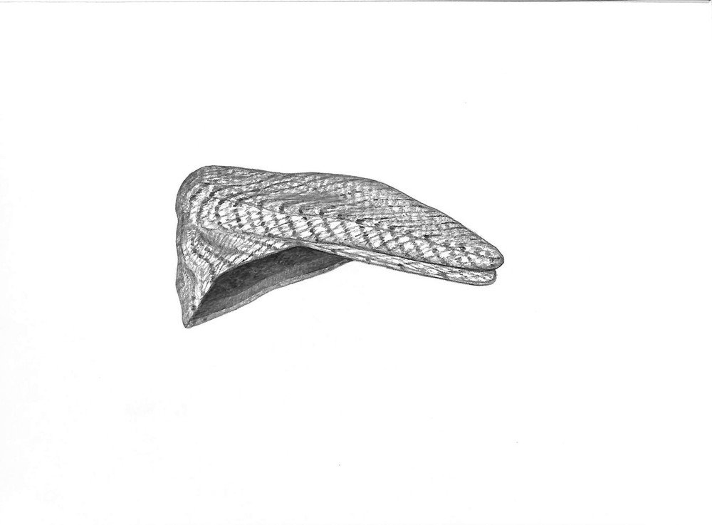 AGM Tweed Cap Graphite Drawing