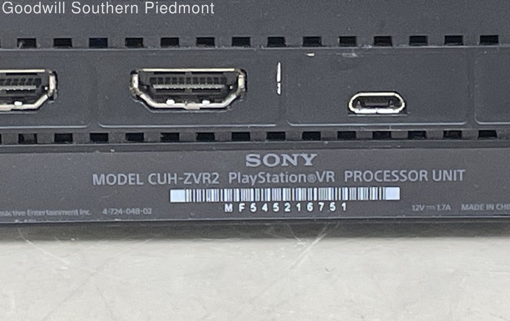Sony PlayStation VR Processor Unit Only CUH-ZVR2 - Tested (#34E83G)