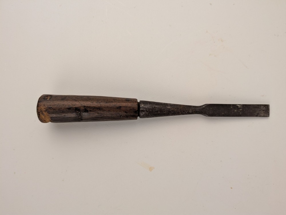 Vintage Wood Working Chisel Wood Handle