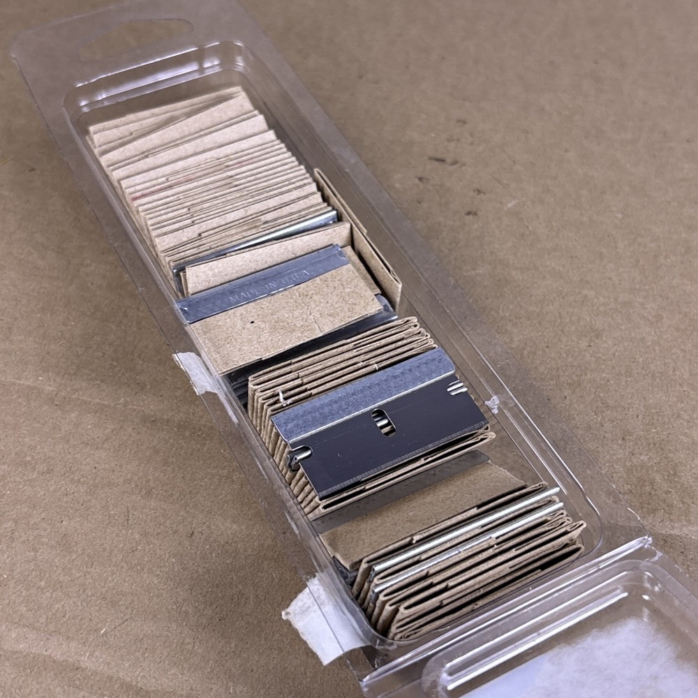 75 QUALITY MADE EXTRA SHARP INDUSTRIAL STRENGTH SINGLE EDGE RAZOR BLADES