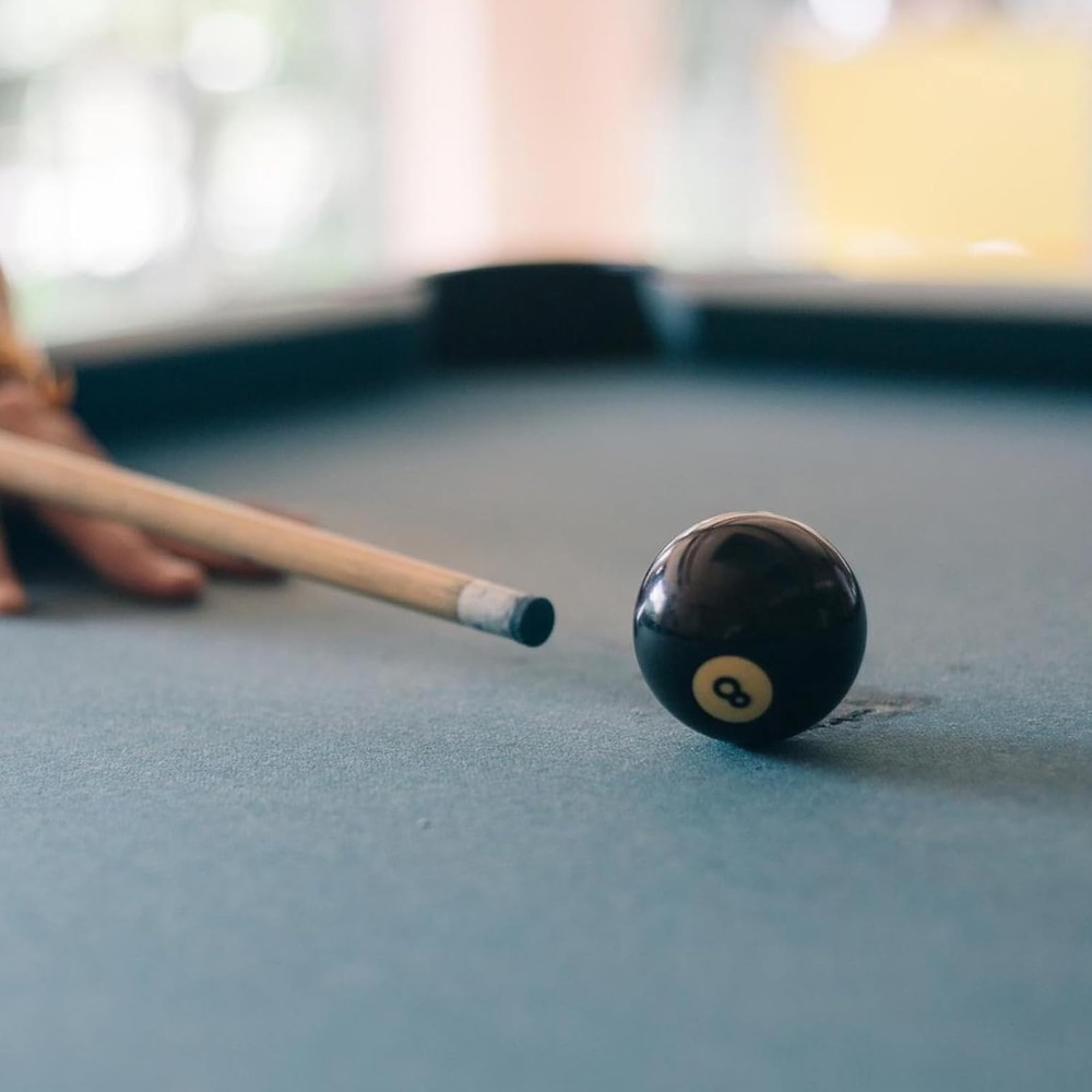 10 Sets Screw on Pool Cue Tips Replacement Billiard Cue Tips with White Pool...