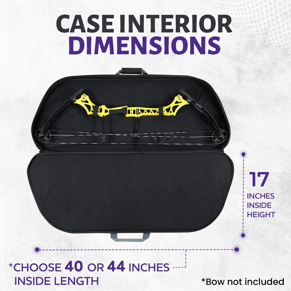 Apollo Soft Bow Case for Compound Bow - Compound Bow Case with Multiple Stora...