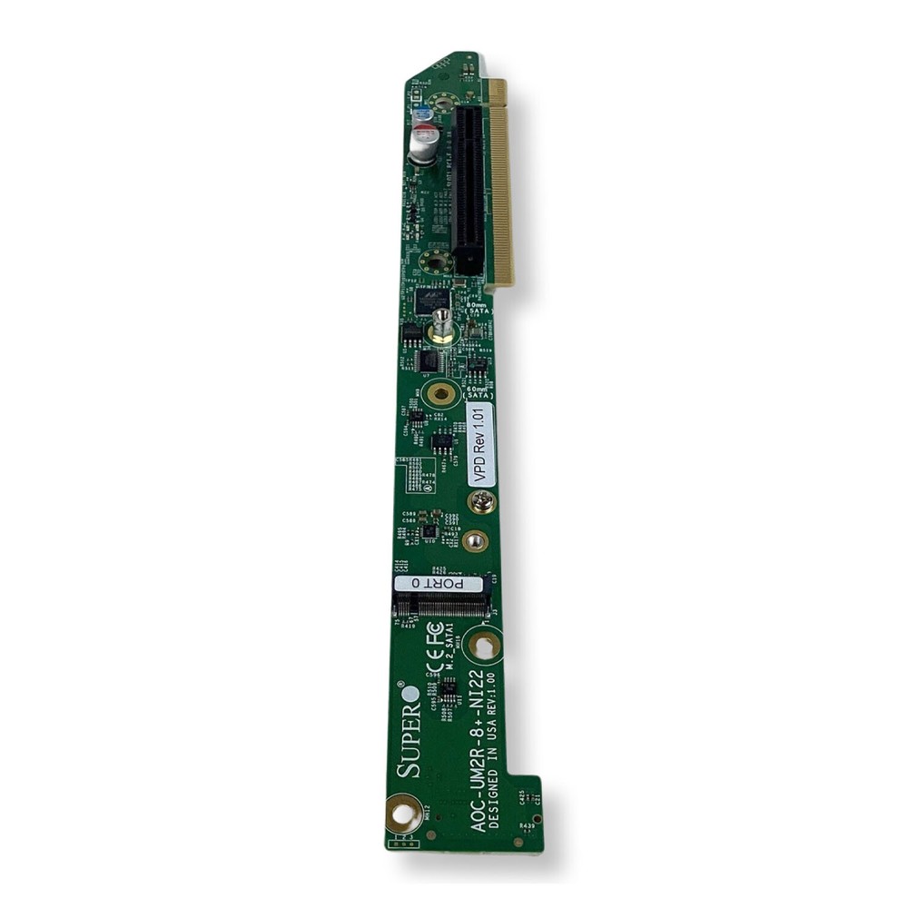 Genuine Super Micro AOC-UM2R-8+-NI22 Riser Card
