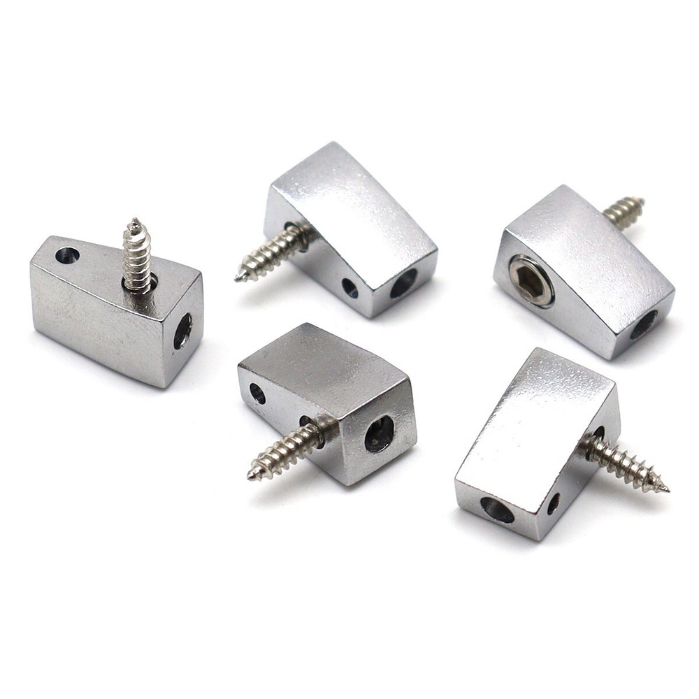 5 String Headless Bass Nut Single String Nut for 5 String Electric Bass Silver