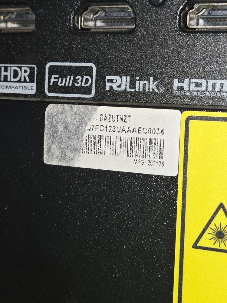 Laser Projector Optoma ZU720T Used