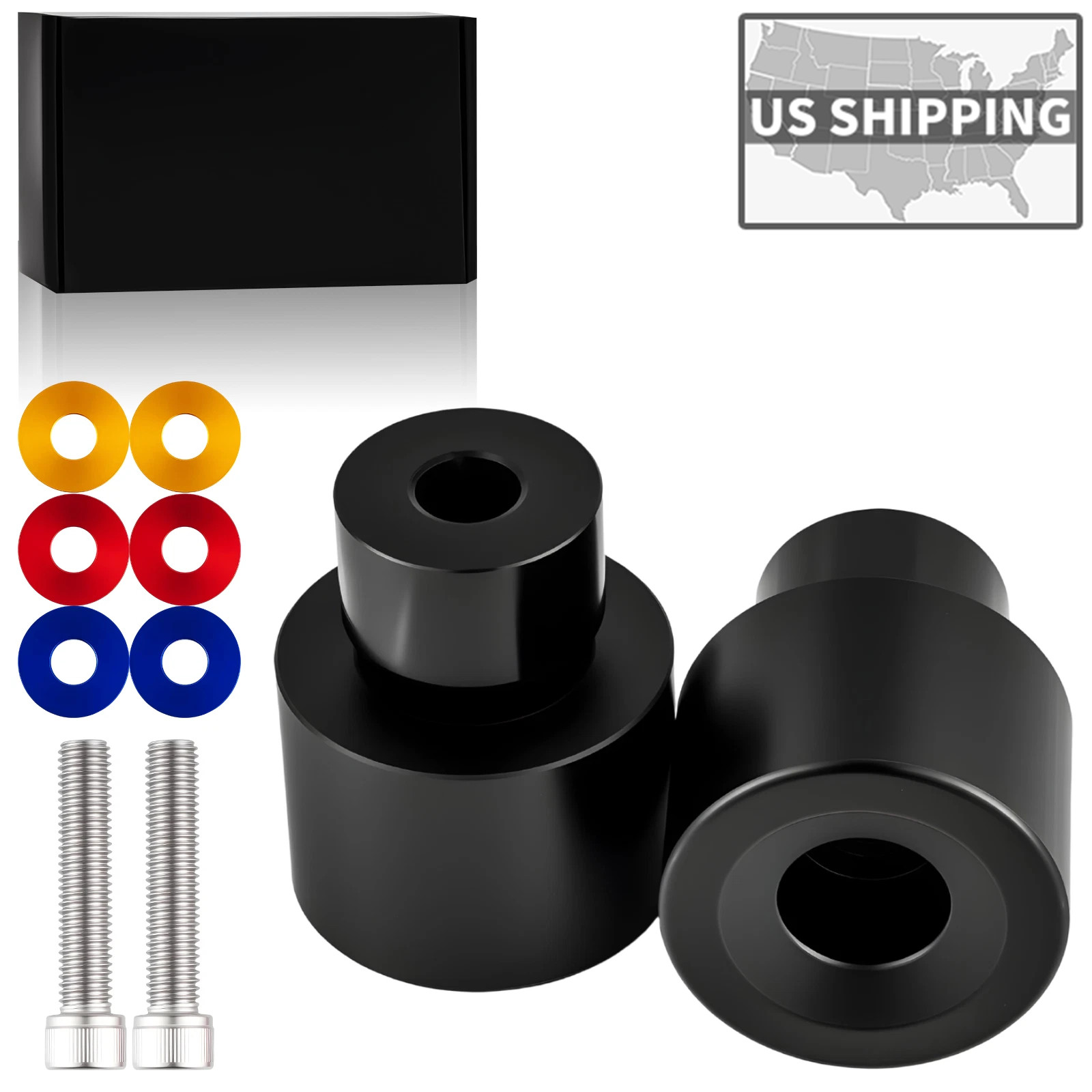 Crash Bar Slider End Replacement Kit For Harley Softail Touring Dyna Street Bob
