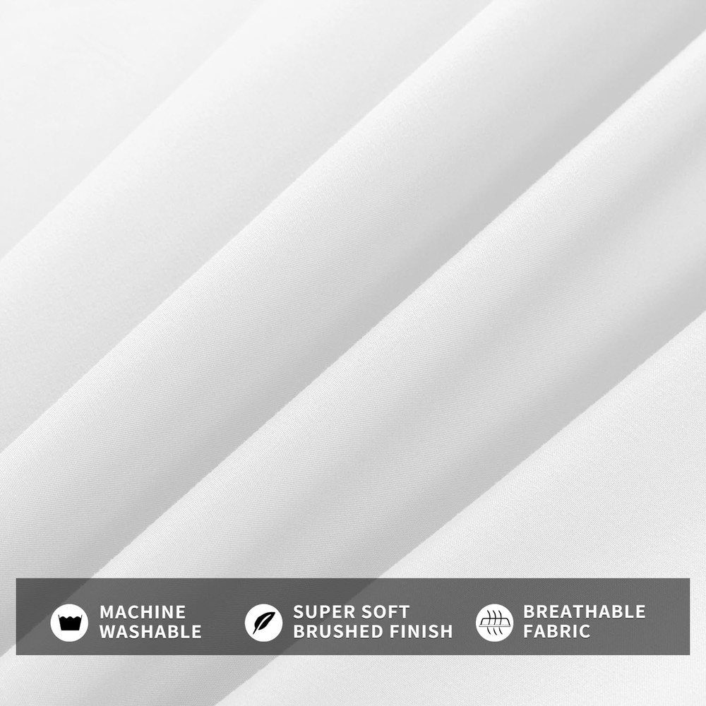 Queen Sheet Set - 4 Piece Soft,Breathable Microfiber Bed Sheets,Deep Pocket, Hot