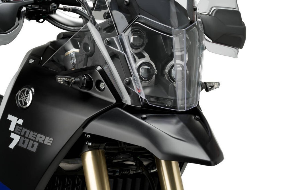 Puig 3733W Headlight Protector Clear fits Yamaha