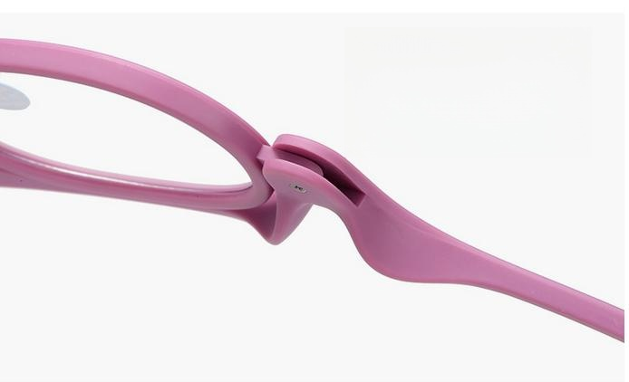Makeup Mirror Rotating Single Panel Eyebrow Anti-Blue-Ray Reading Glasses