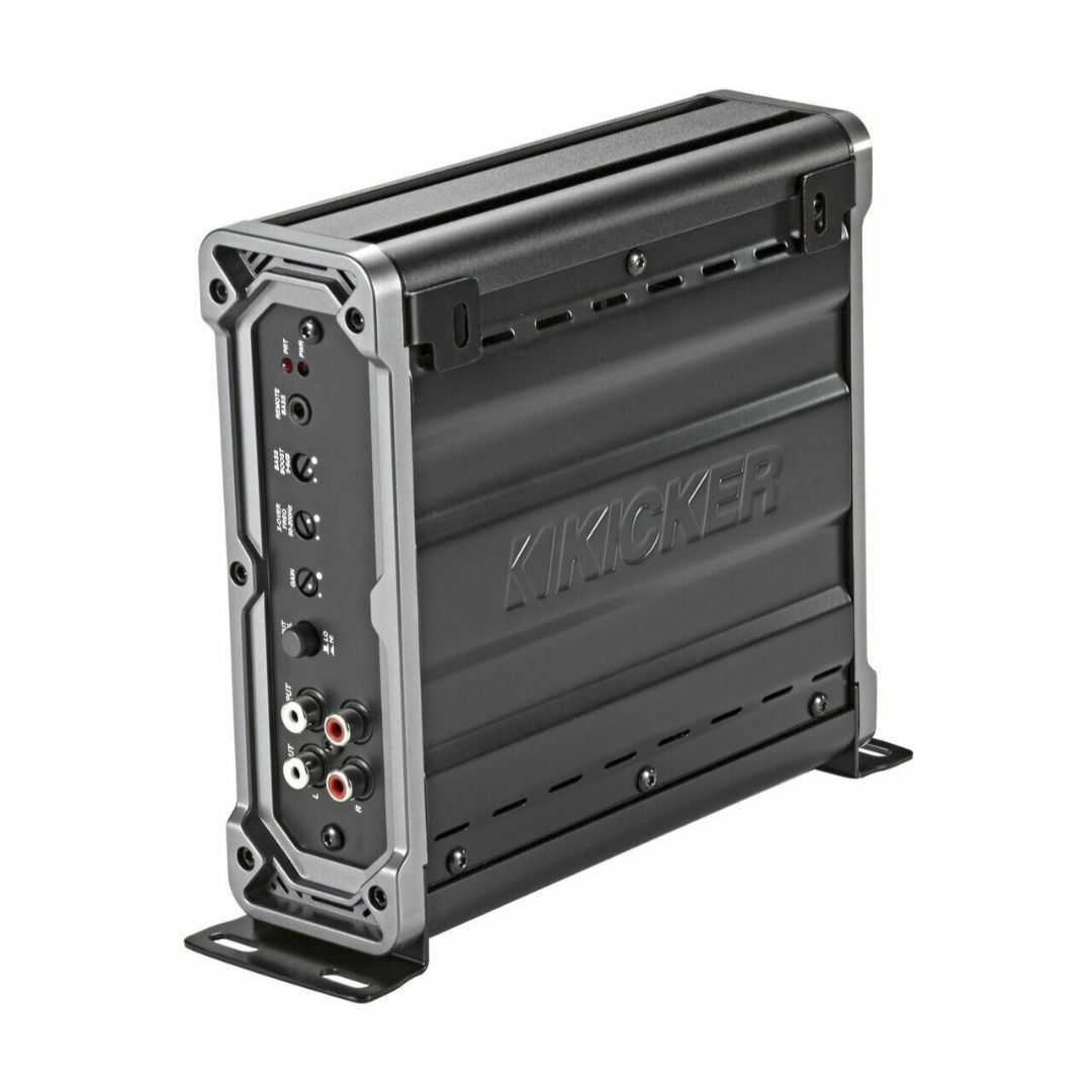 Kicker CXA800.1 Class-D Mono Amplifier + T4AW-R 4 Gauge Amp Kit