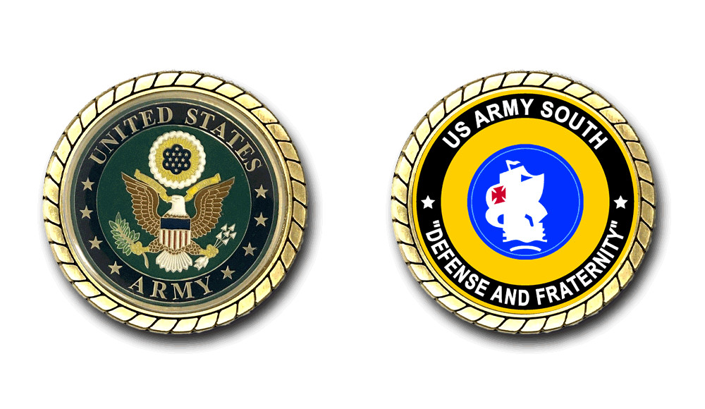 US Army South Challenge Coin Officially Licensed