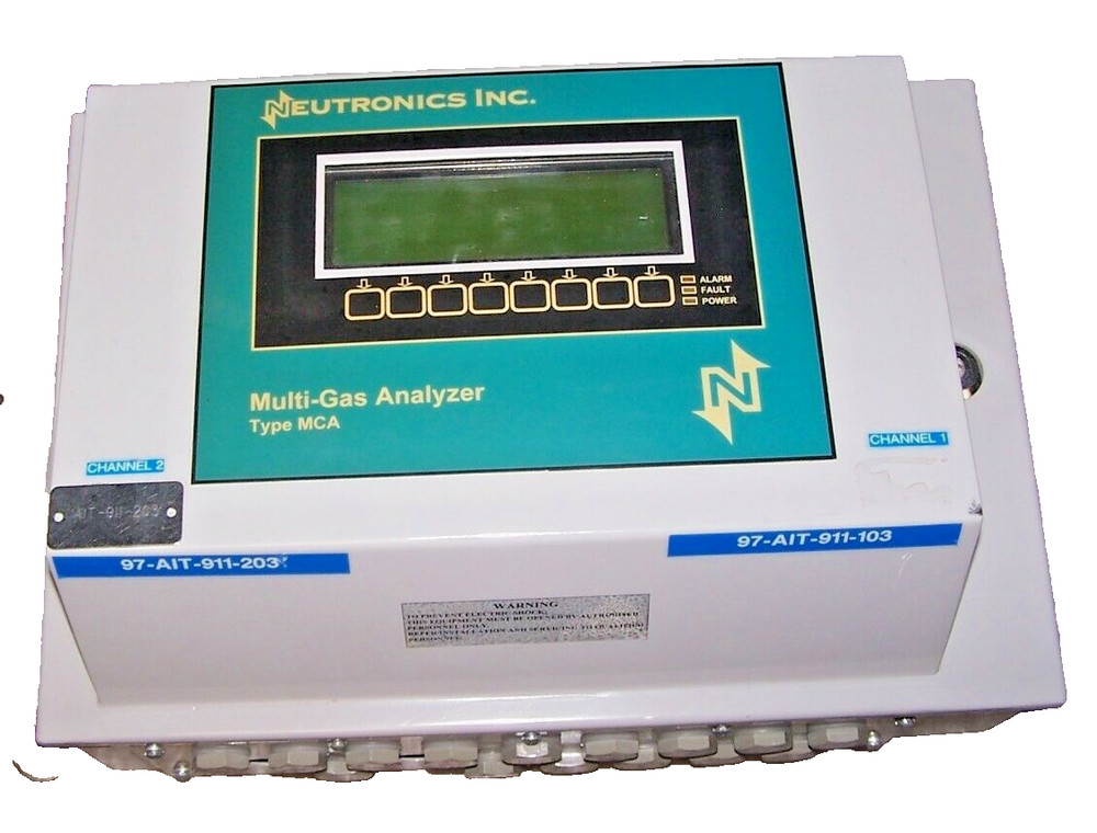 Neutronics Type MCA Multi-Gas Analyzer 120 VAC
