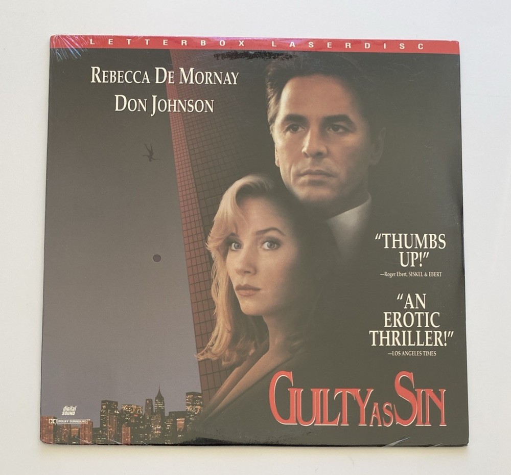 Guilty as Sin (Laserdisc, 1993) Letterbox LD