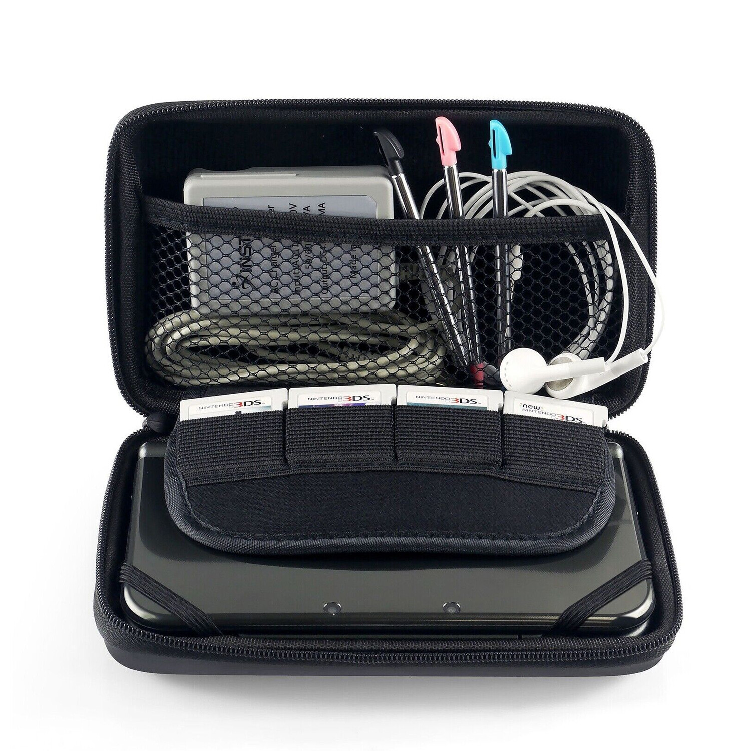 Black EVA Protective Travel Carrying Case Pouch For Nintendo DS Lite NDSL 3DS