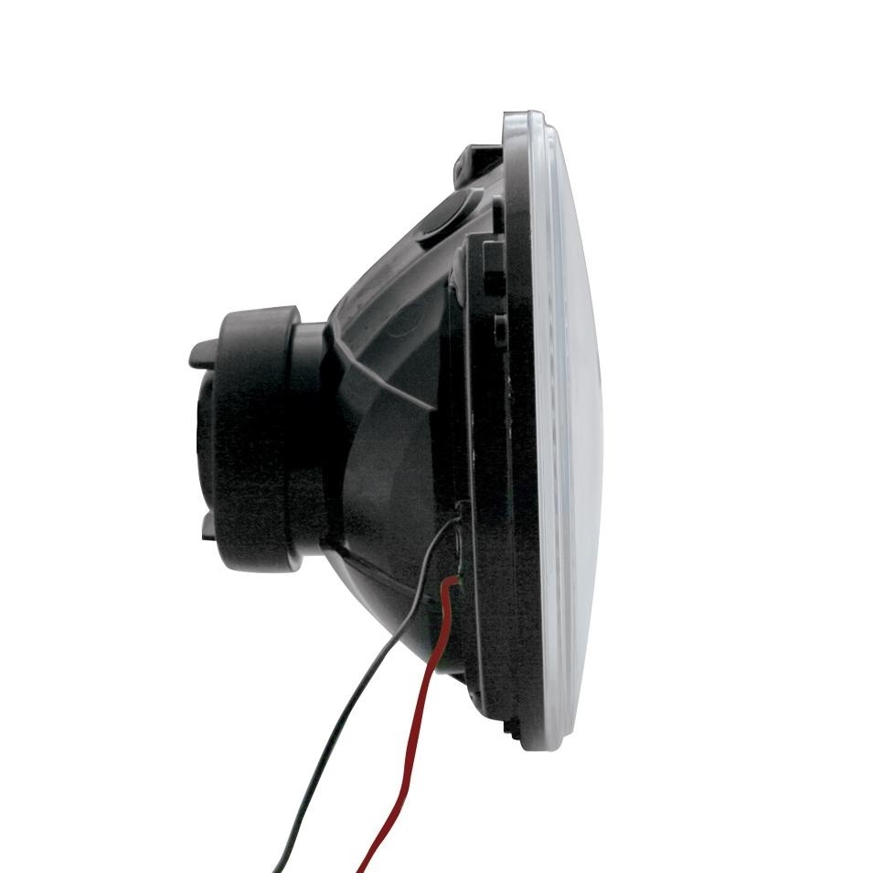 Guide Headlight H4 Bulb Dual Function LED Original Style - Amber LED/Amber Lens