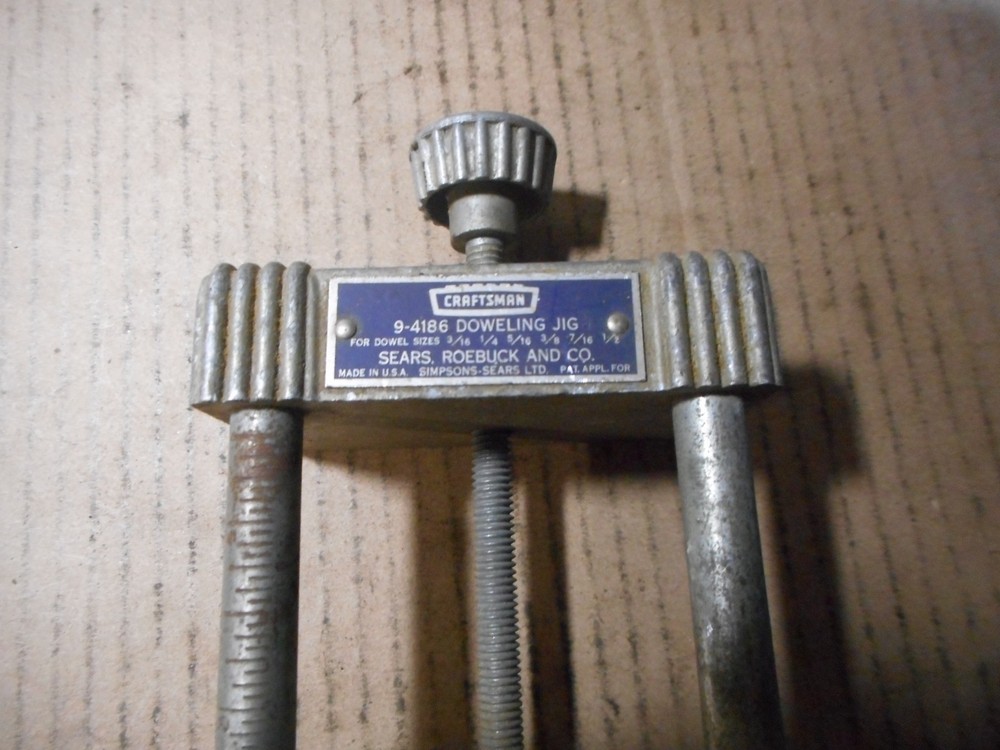 Craftsman 9-4186 doweling jig