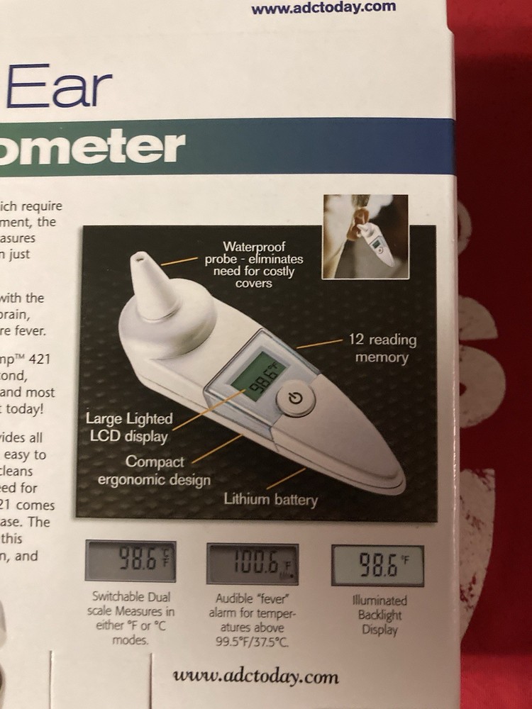 Digital Ear Thermometer ADtemp For Babys and all Clinically acurate