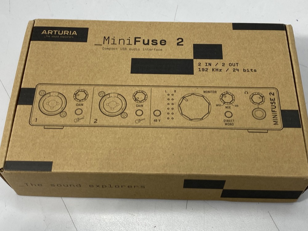 Arturia MiniFuse 2 USB-C Audio Interface - White