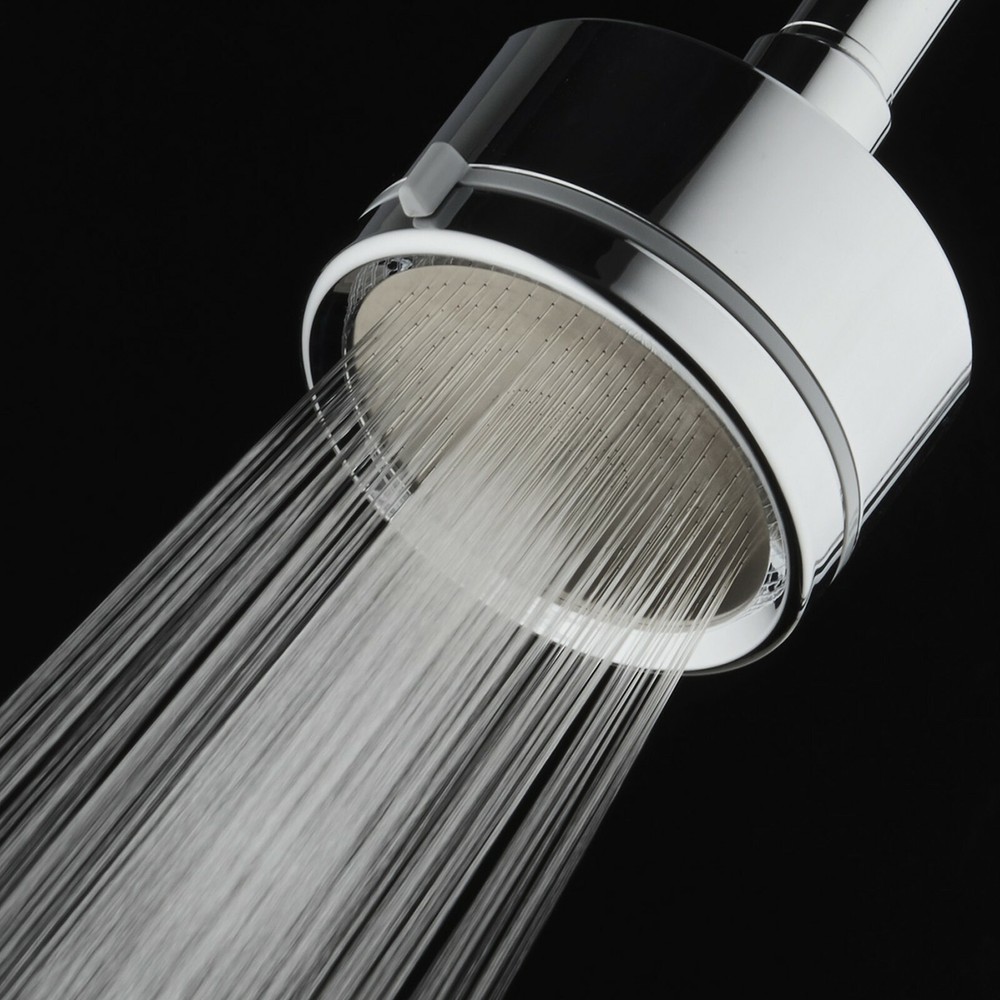 LaserJet Shower Head with Water Filter – High Pressure Angle Adjustable – Chrome