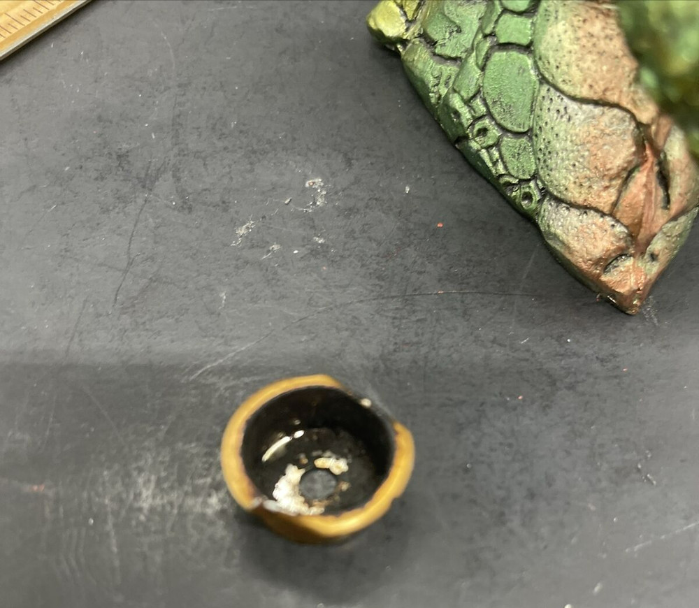 Mythological Green Dragonhead Backflow Cone Burner