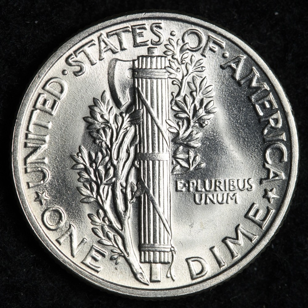 1944 Mercury Silver Dime GEM BU *UNCIRCULATED* MS E354 DAL