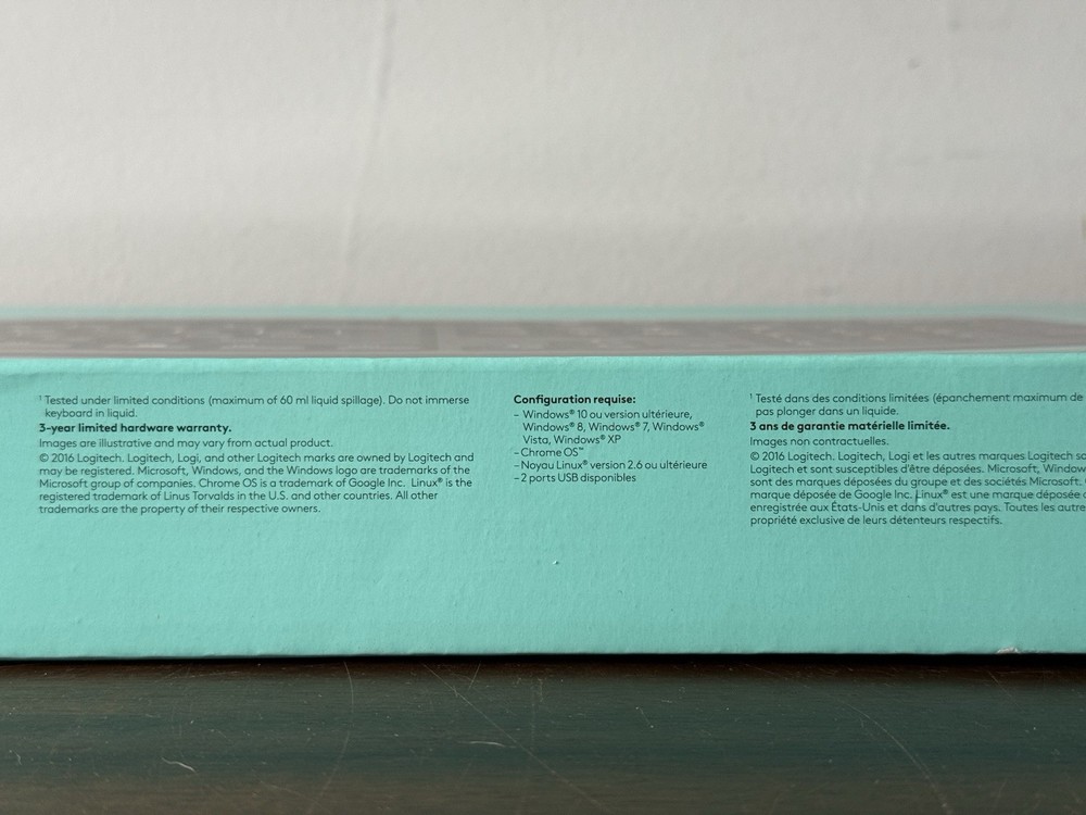 NEW Logitech Desktop MK120 USB Wired Mouse & Keyboard Combo Comfortable PC & Mac