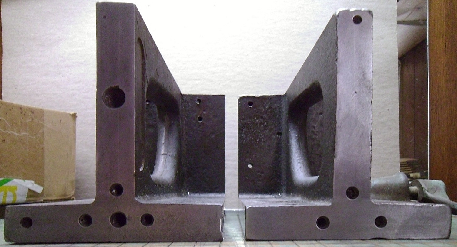 336 = Box Angle Plates Machined Pair 4-1/2 x 5 x 8 (Qty.1 Pair
