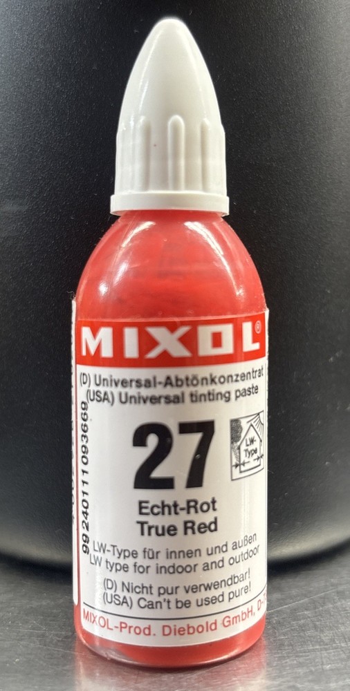 Mixol Universal Tints True Red 27 - 20 ml Bottle