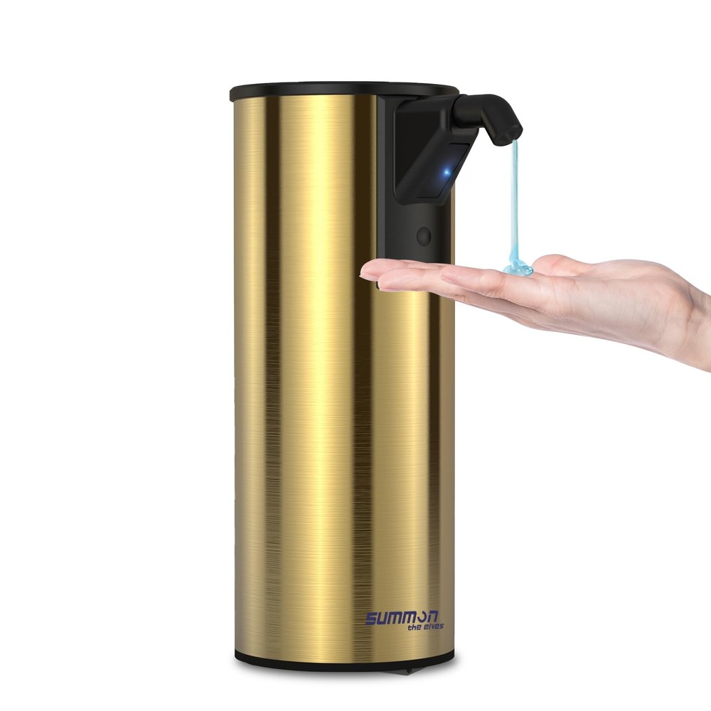 Stainless Steel Automatic Soap Dispenser 4-Level Adjustable, Touchless Electr...
