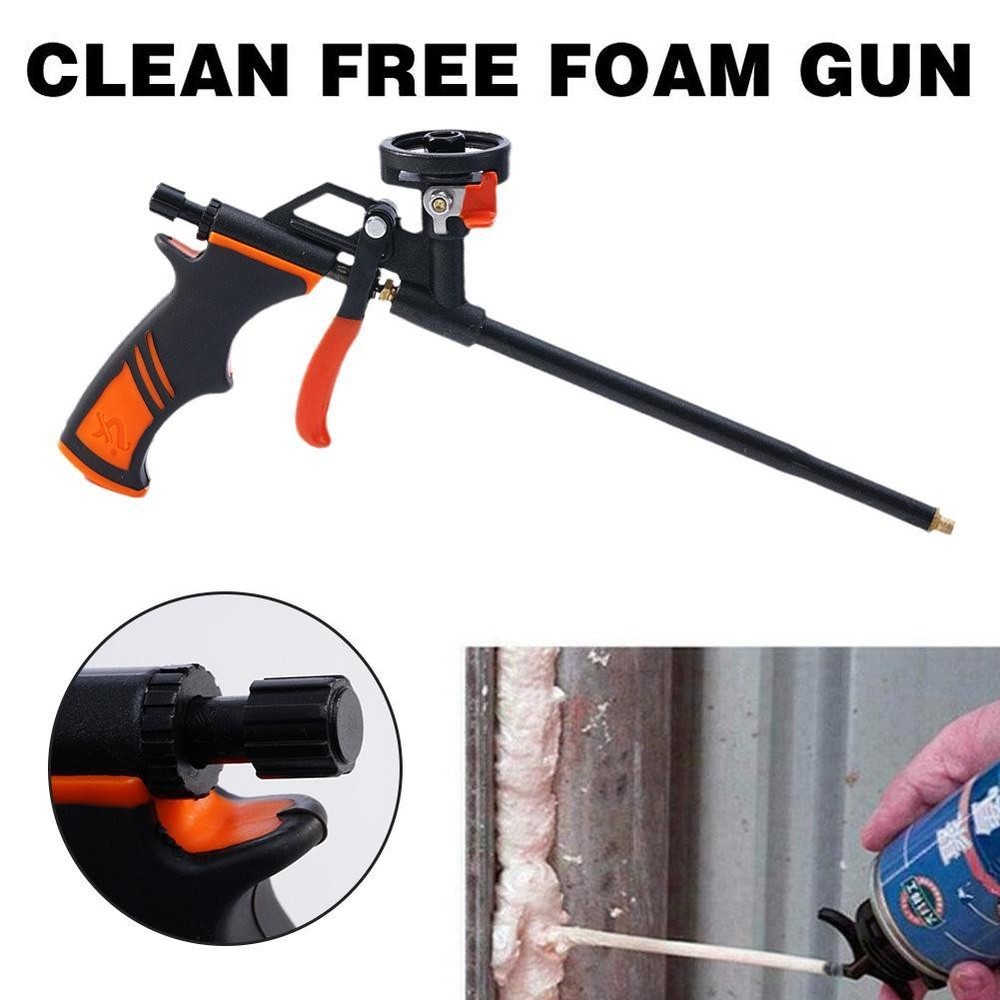PROFESSIONAL POLYURETHANE FOAM FOAM GUN METAL APPLICATOR