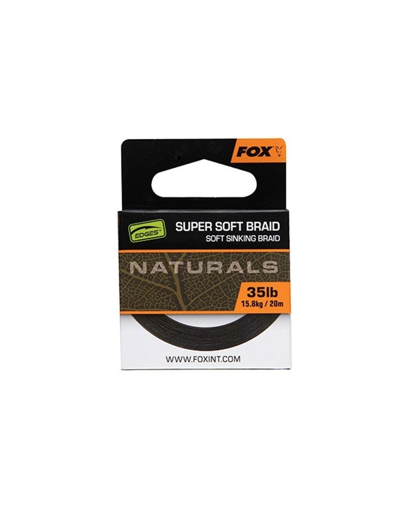 Naturals Soft Sinking Braid 35Lb/15.8Kg Fox