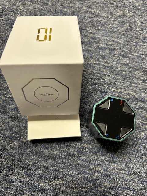 TickTime Pomodoro Timer Cube, Custom Pomodoro - Pause & Resume-Adjustable Sound