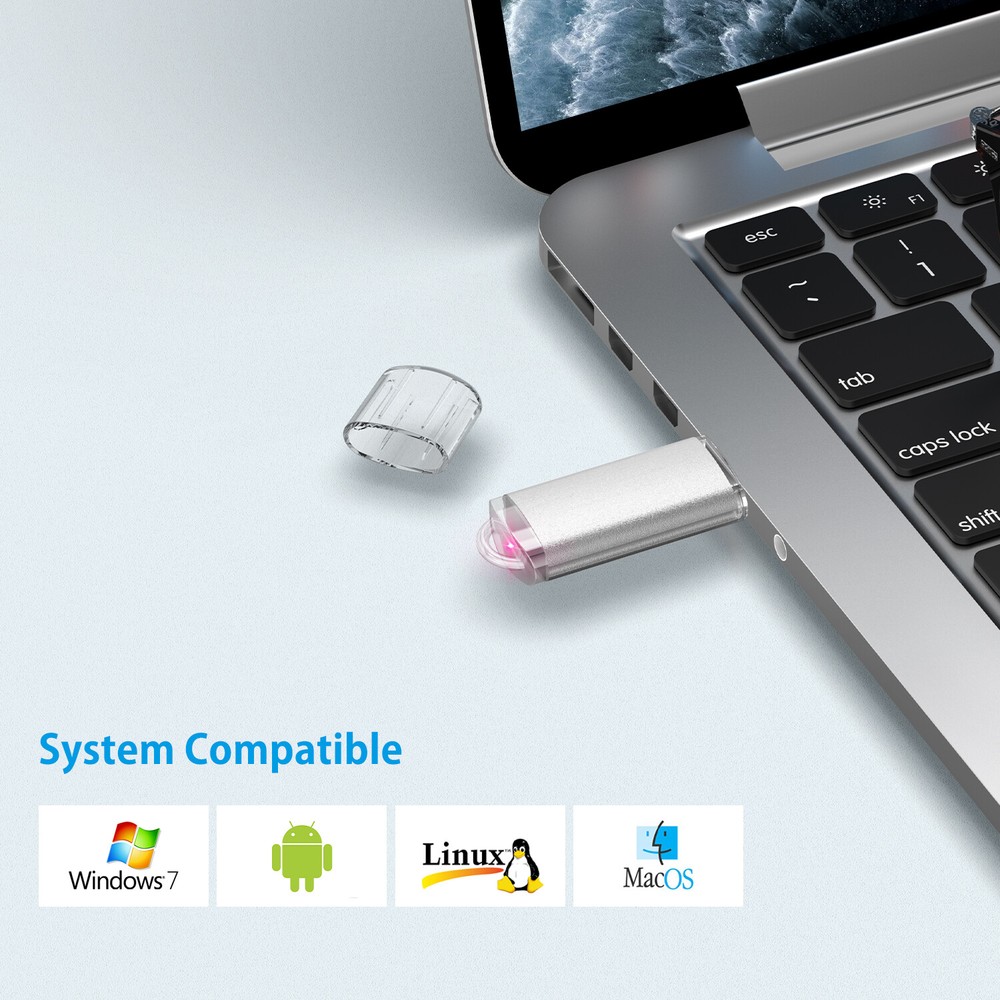 20 Pack 4GB Flash Memory Stick USB 2.0 Flash Drive High Speed Thumb Pen Storage