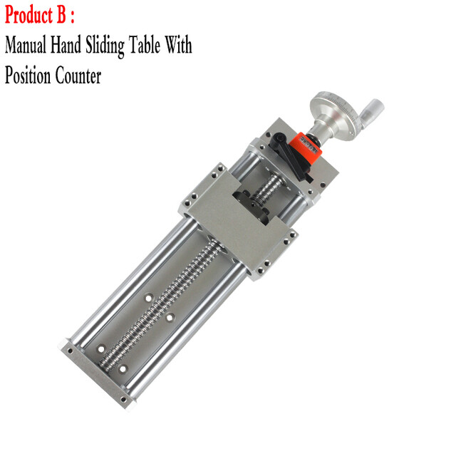 Digital Display Manual Module Optical Axis Ball Screw Linear Lifting Cross Slide