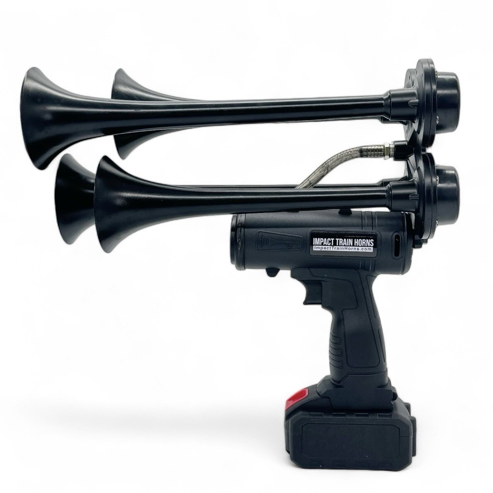 Premium Quad Train horn + Wireless Remote Control + Battery/ Charger