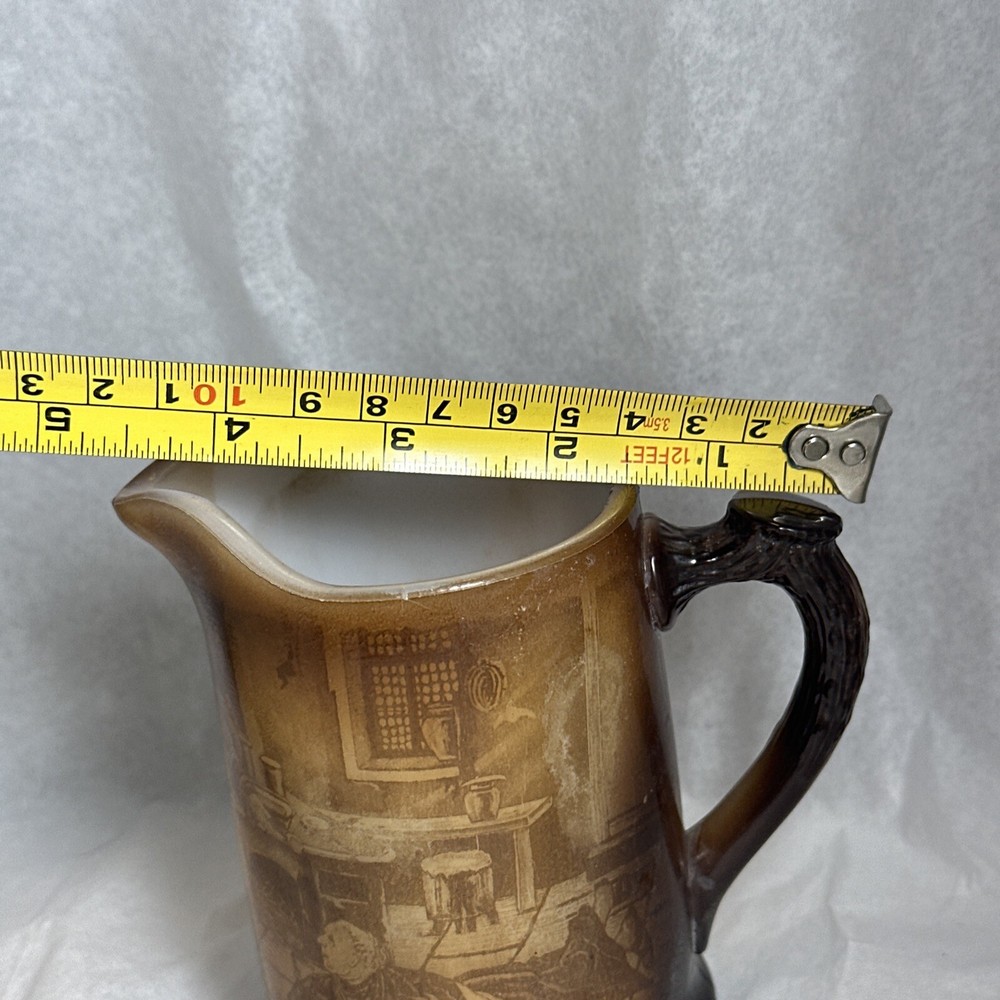 Brown antique glass Pitcher
