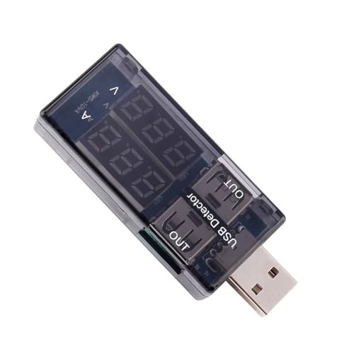 USB Power Meter, 3-9V 0-5A Voltage Tester Multimeter, LCD Digital Multimeter