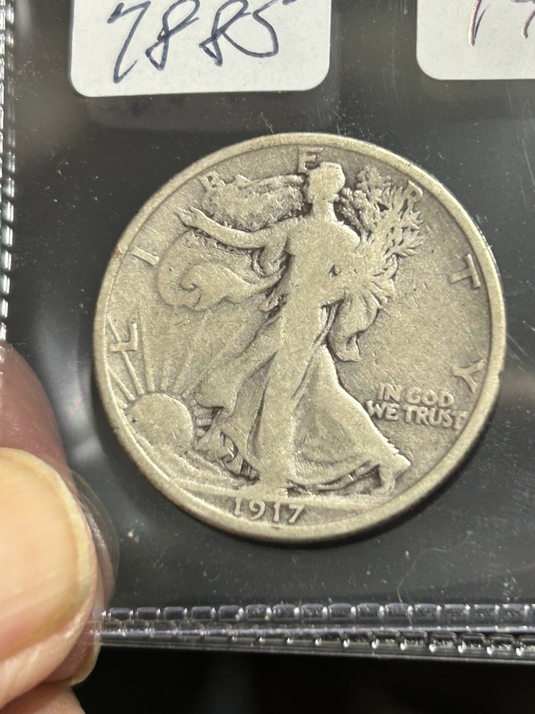1917 D WALKING LIBERTY HALF DOLLAR