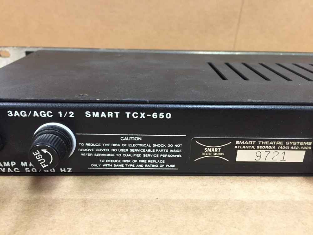 SMART Theatre System TCX-650 Time-Phase Correction Electronic Crossover