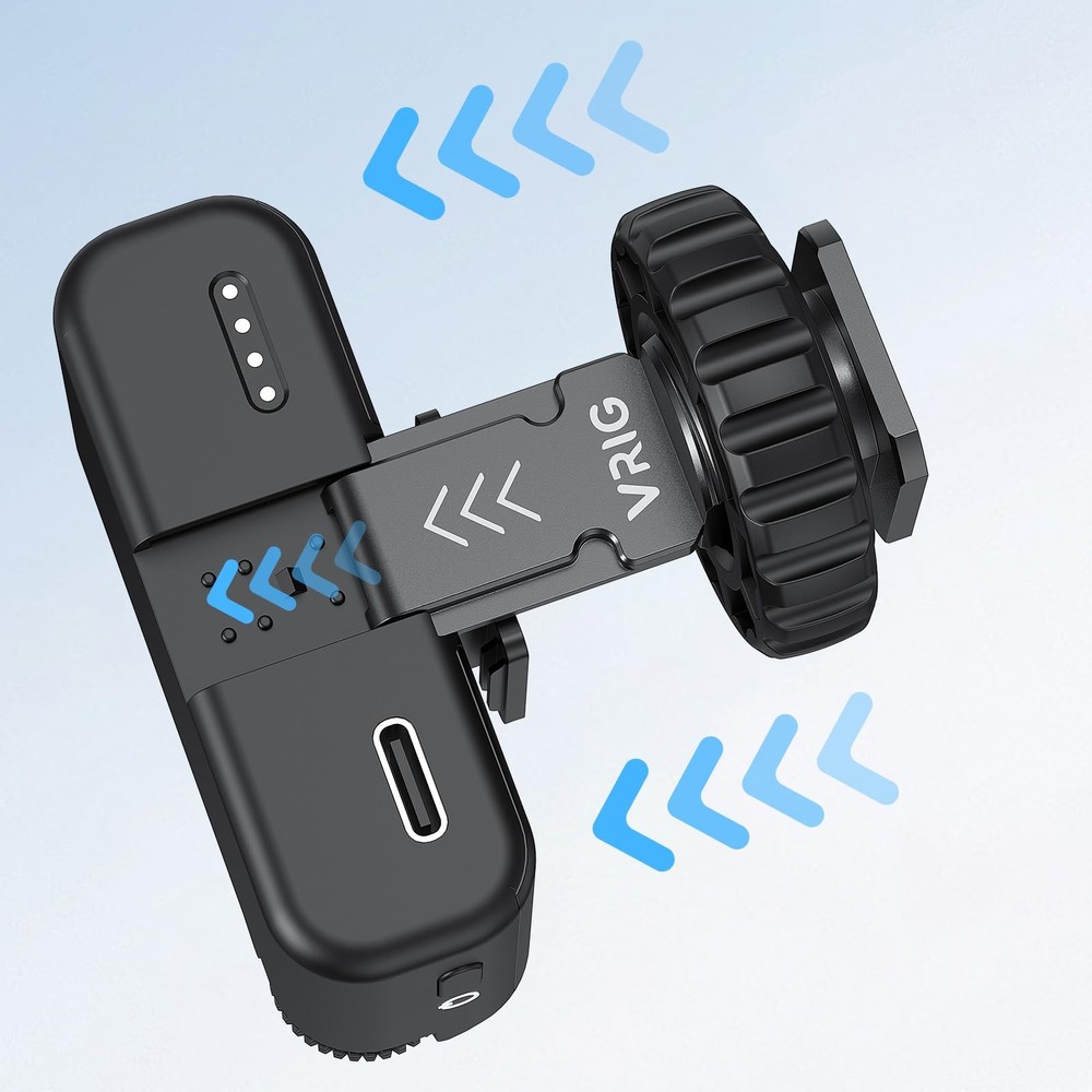 VRIG Cold Shoe Mount Adapter for MIC 2 Wireless Microphone,Mic 2 Mount Adapte...