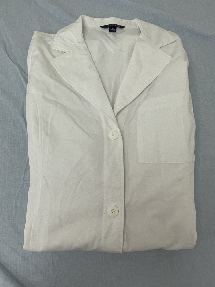 Land's End Lab Coat Women's size 10
