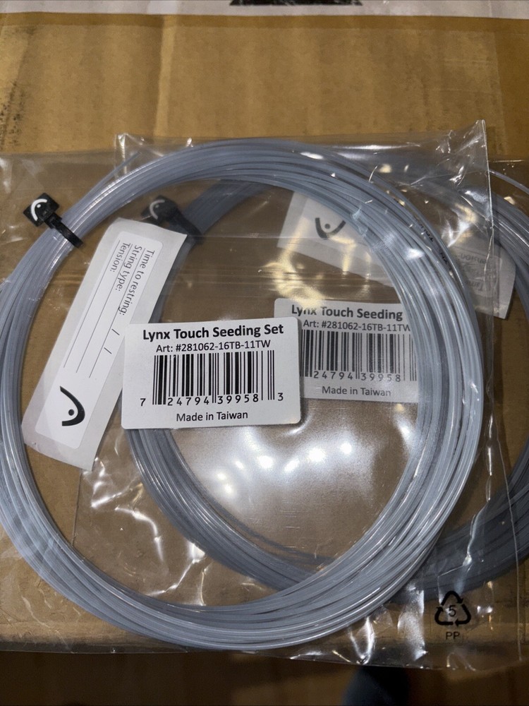 Head Lynx Touch 16/1.30 String, 2 Set S- Grey