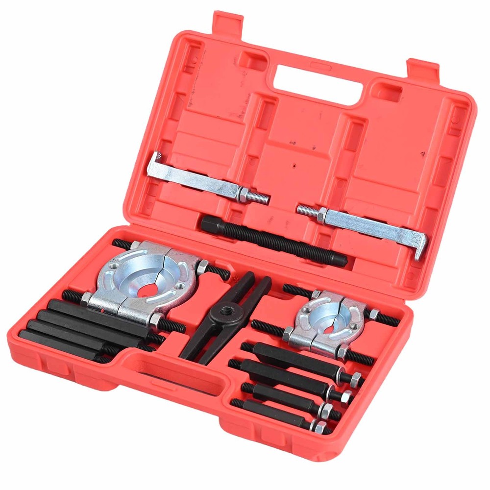14Pcs Bearing Puller Tool Set 5 Ton Capacity Bearing Separator Tool Kit w/ Case