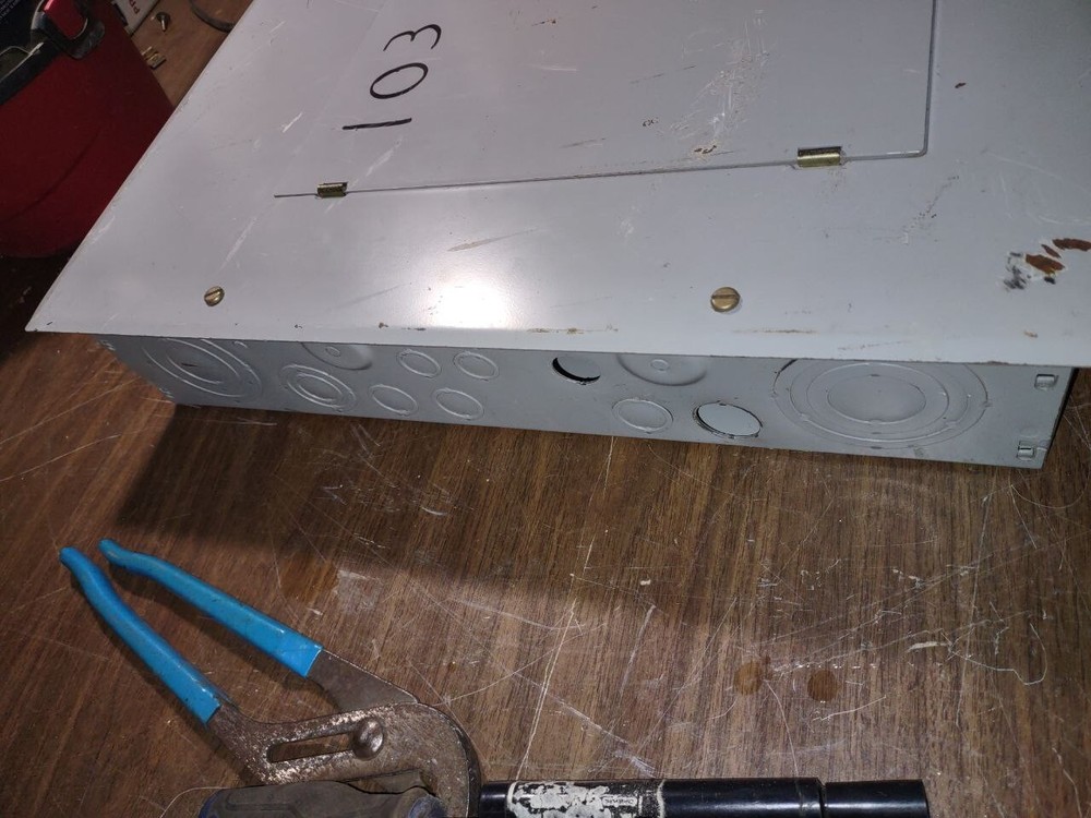 GE Panel With Breakers