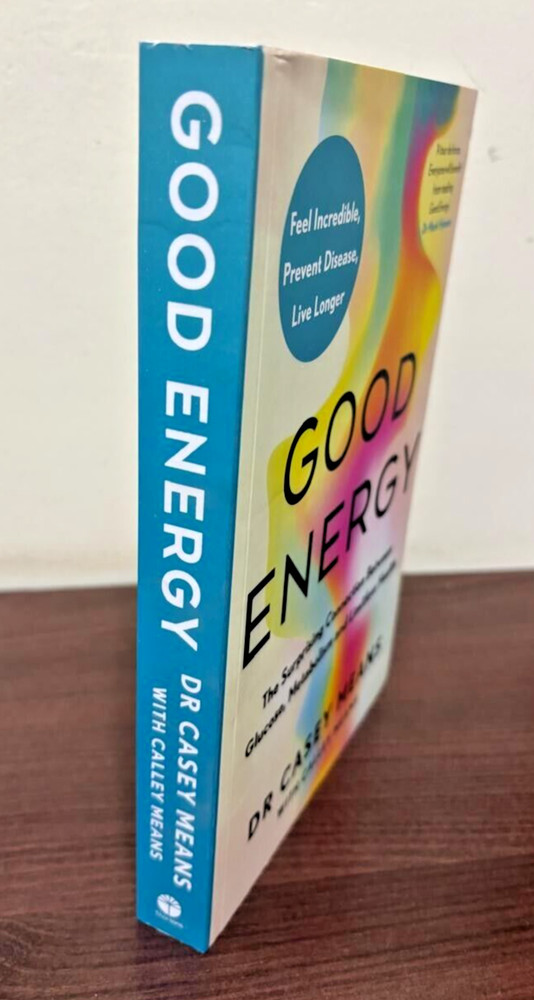 Good Energy by Dr. Casey Means NEW Paperback..........