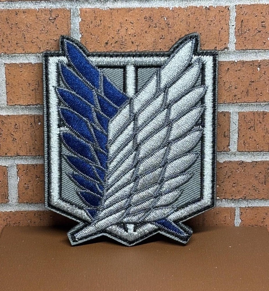Tactical Morale Patch - Attack on Titan Patch - Embroidered Anime Wings Patch