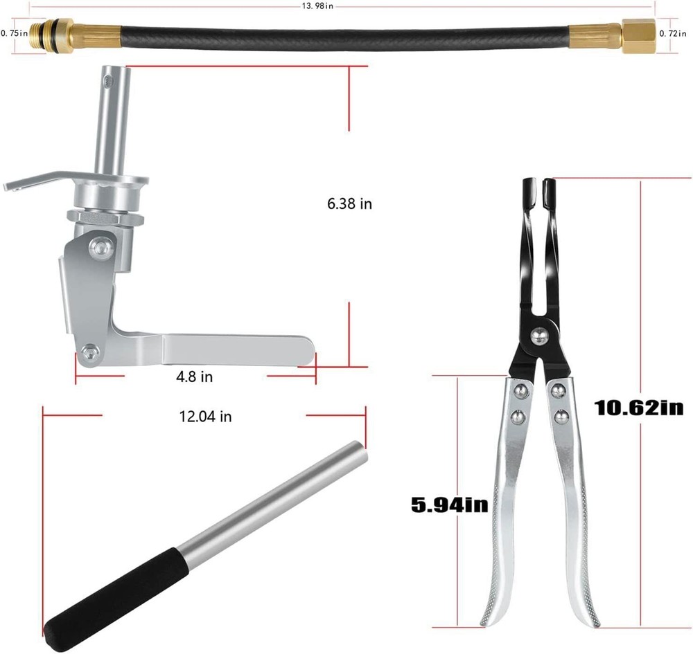 Stud Mount Valve Spring Compressor Tool & Valve Stem Seal Pliers & Valve Holder